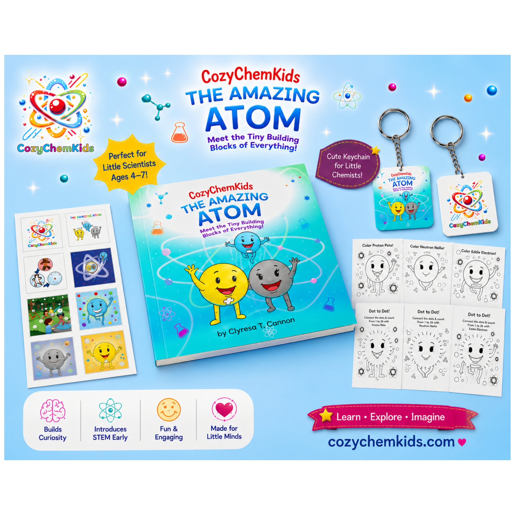 CozyChemKids™ Book 1 Founders Bundle