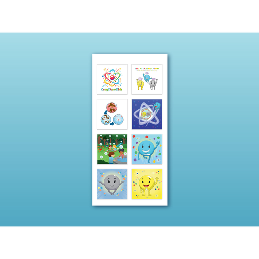 The Amazing Atom Extra Sticker Sheet